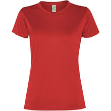 Load image into Gallery viewer, Slam 100 g/m² short sleeve women's sports t-shirt — Red