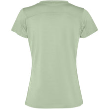 Load image into Gallery viewer, Slam 100 g/m² short sleeve women's sports t-shirt — Mist Green (back)