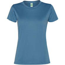 Load image into Gallery viewer, Slam 100 g/m² short sleeve women's sports t-shirt — Storm blue