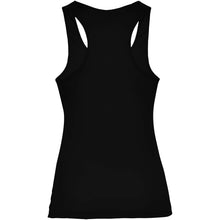 Load image into Gallery viewer, Shura 140 g/m² women's sports vest — Black (back)