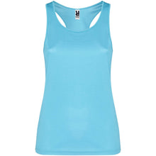 Load image into Gallery viewer, Shura 140 g/m² women's sports vest — Turquoise