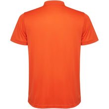 Load image into Gallery viewer, Tormo 125 g/m² short sleeve men's polo  — Fire orange (back)
