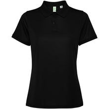 Load image into Gallery viewer, Tormo 125 g/m² short sleeve women's polo  — Black