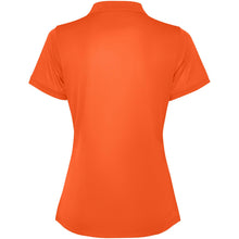 Load image into Gallery viewer, Tormo 125 g/m² short sleeve women's polo  — Fire orange (back)