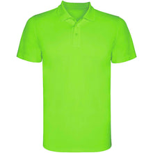 Load image into Gallery viewer, Monzha 150 g/m² short sleeve men's sports polo — Lime