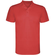Load image into Gallery viewer, Monzha 150 g/m² short sleeve men's sports polo — Red