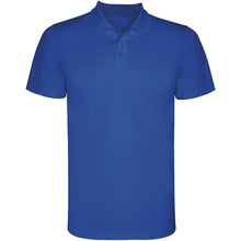 Load image into Gallery viewer, Monzha 150 g/m² short sleeve men's sports polo — Royal blue