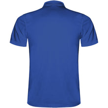 Load image into Gallery viewer, Monzha 150 g/m² short sleeve men's sports polo — Royal blue (back)