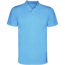 Load image into Gallery viewer, Monzha 150 g/m² short sleeve men's sports polo — Turquoise