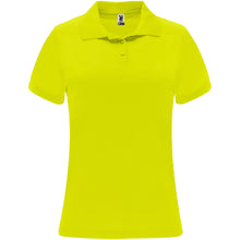 Load image into Gallery viewer, Monzha 150 g/m² short sleeve women's sports polo — Fluor Yellow
