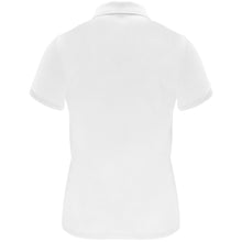 Load image into Gallery viewer, Monzha 150 g/m² short sleeve women's sports polo — White (back)