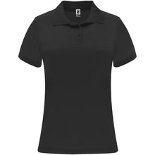 Load image into Gallery viewer, Monzha 150 g/m² short sleeve women's sports polo — Black