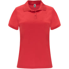 Load image into Gallery viewer, Monzha 150 g/m² short sleeve women's sports polo — Red