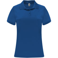 Load image into Gallery viewer, Monzha 150 g/m² short sleeve women's sports polo — Royal blue