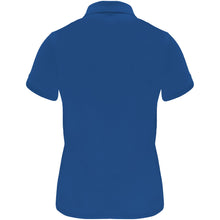 Load image into Gallery viewer, Monzha 150 g/m² short sleeve women's sports polo — Royal blue (back)