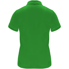 Load image into Gallery viewer, Monzha 150 g/m² short sleeve women's sports polo — Fern green (back)