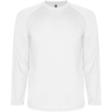 Load image into Gallery viewer, Montecarlo 150 g/m² long sleeve men's sports t-shirt — White