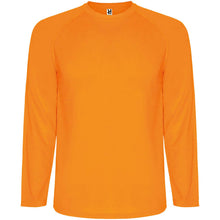 Load image into Gallery viewer, Montecarlo 150 g/m² long sleeve men's sports t-shirt — Fluor Orange