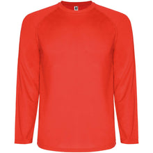 Load image into Gallery viewer, Montecarlo 150 g/m² long sleeve men's sports t-shirt — Red