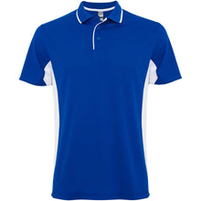 Load image into Gallery viewer, Montmelo 150 g/m² short sleeve unisex sports polo — Royal blue / White