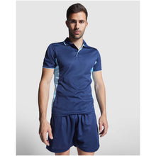 Load image into Gallery viewer, Montmelo 150 g/m² short sleeve unisex sports polo — lifestyle
