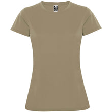 Load image into Gallery viewer, Montecarlo 150 g/m² short sleeve women's sports t-shirt — Dark Sand