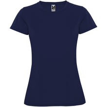 Load image into Gallery viewer, Montecarlo 150 g/m² short sleeve women's sports t-shirt — Navy Blue