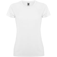 Load image into Gallery viewer, Montecarlo 150 g/m² short sleeve women's sports t-shirt — White