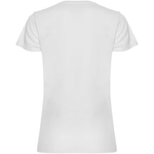 Load image into Gallery viewer, Montecarlo 150 g/m² short sleeve women's sports t-shirt — White (back)