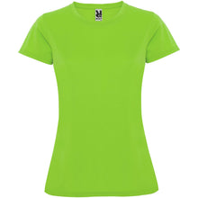Load image into Gallery viewer, Montecarlo 150 g/m² short sleeve women's sports t-shirt — Lime