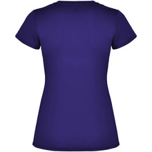 Load image into Gallery viewer, Montecarlo 150 g/m² short sleeve women's sports t-shirt — Mauve (back)