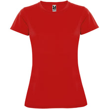 Load image into Gallery viewer, Montecarlo 150 g/m² short sleeve women's sports t-shirt — Red