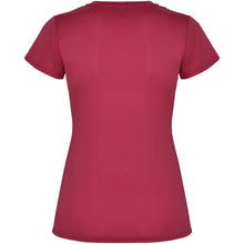Load image into Gallery viewer, Montecarlo 150 g/m² short sleeve women's sports t-shirt — Rossette (back)