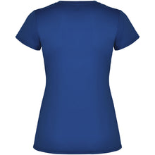 Load image into Gallery viewer, Montecarlo 150 g/m² short sleeve women's sports t-shirt — Royal blue (back)