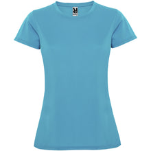 Load image into Gallery viewer, Montecarlo 150 g/m² short sleeve women's sports t-shirt — Turquoise