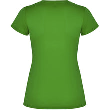 Load image into Gallery viewer, Montecarlo 150 g/m² short sleeve women's sports t-shirt — Fern green (back)