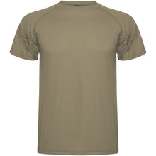 Load image into Gallery viewer, Montecarlo 150 g/m² short sleeve men's sports t-shirt — Dark Sand