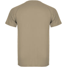 Load image into Gallery viewer, Montecarlo 150 g/m² short sleeve men's sports t-shirt — Dark Sand (back)
