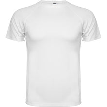 Load image into Gallery viewer, Montecarlo 150 g/m² short sleeve men's sports t-shirt — White