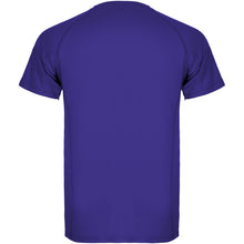 Load image into Gallery viewer, Montecarlo 150 g/m² short sleeve men's sports t-shirt — Mauve (back)