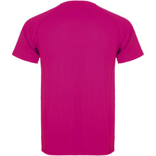 Load image into Gallery viewer, Montecarlo 150 g/m² short sleeve men's sports t-shirt — Rossette (back)