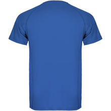 Load image into Gallery viewer, Montecarlo 150 g/m² short sleeve men's sports t-shirt — Royal blue (back)