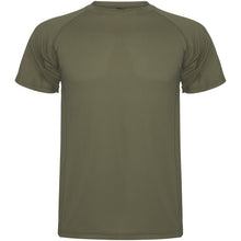 Load image into Gallery viewer, Montecarlo 150 g/m² short sleeve men's sports t-shirt — Militar Green