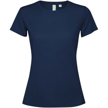 Load image into Gallery viewer, Estoril 125 g/m² short sleeve women's t-shirt — Navy Blue