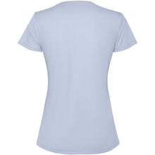 Load image into Gallery viewer, Estoril 125 g/m² short sleeve women's t-shirt — Zen Blue (back)