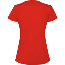 Load image into Gallery viewer, Estoril 125 g/m² short sleeve women's t-shirt — Red (back)