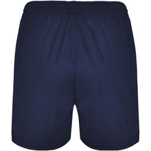 Load image into Gallery viewer, Player 140 g/m² unisex sports shorts — Navy Blue (back)