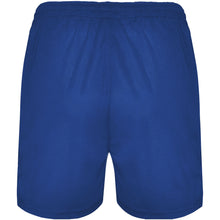 Load image into Gallery viewer, Player 140 g/m² unisex sports shorts — Royal blue (back)