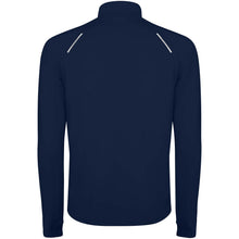 Load image into Gallery viewer, Estambul 200 g/m² long sleeve men's half zip sweatshirt — Navy Blue (back)