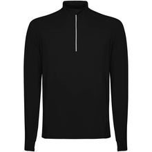 Load image into Gallery viewer, Estambul 200 g/m² long sleeve men's half zip sweatshirt — Black